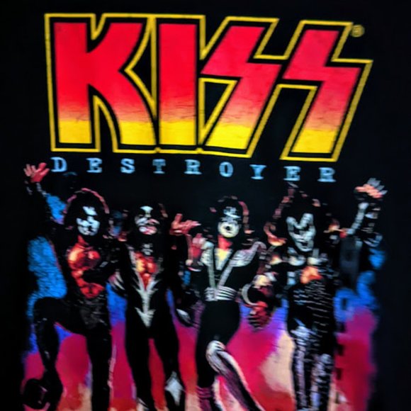 Kiss Destroyer Album Cover Shirt Size Medium New - Picture 3 of 4